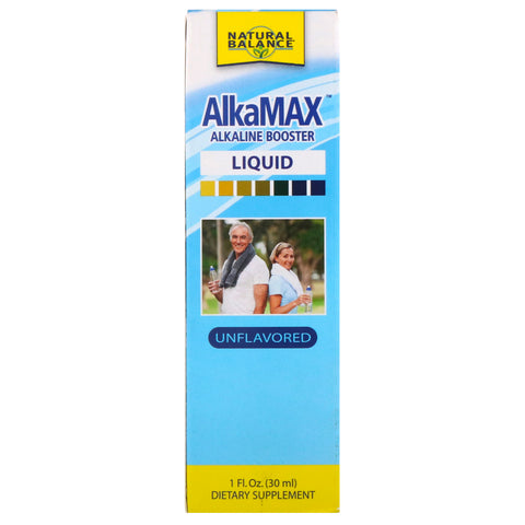 Natural Balance, AlkaMax, Alkaline Booster Liquid, Unflavored, 1 fl oz (30 ml)