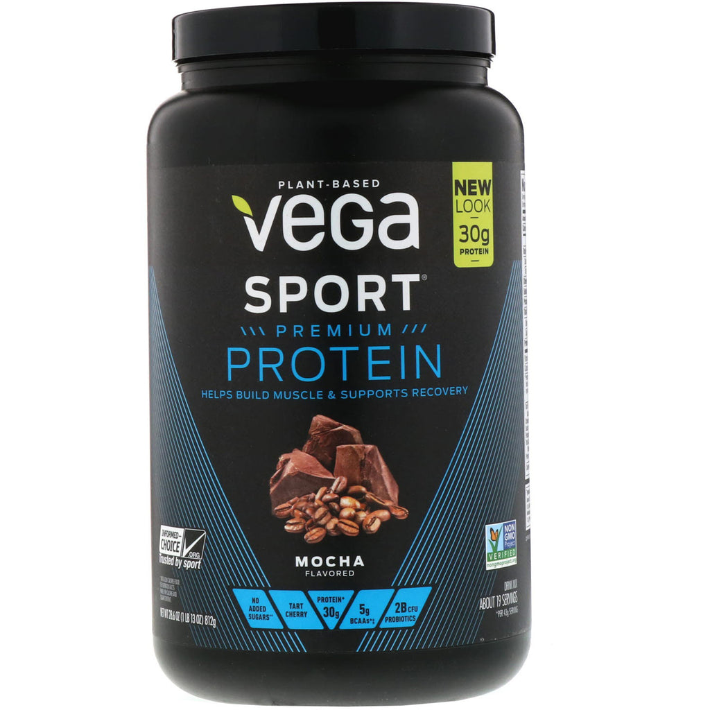 Vega, Sport Premium Protein, Mocha, 28.6 oz (812 g)