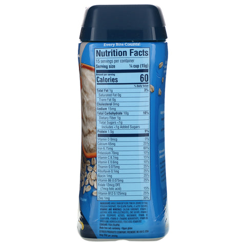 Gerber, DHA & Probiotic Oatmeal, Single Grain Cereal, 8 oz (227 g)