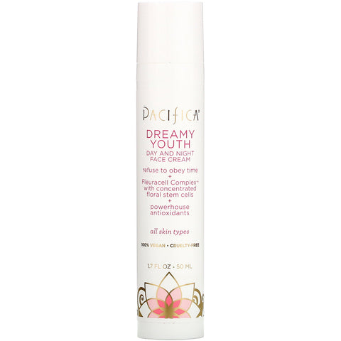 Pacifica, Dreamy Youth, Day and Night Face Cream, All Skin Types, 1.7 fl oz (50 ml)