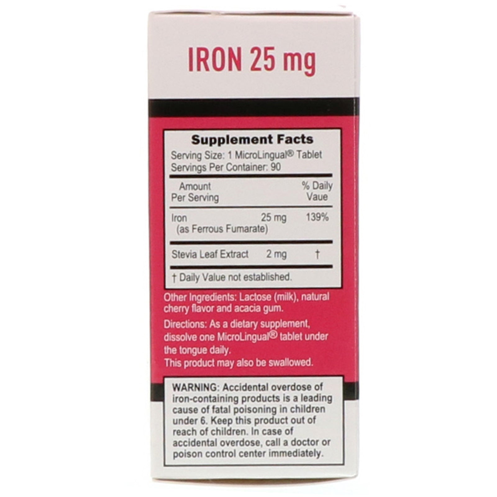 Superior Source, Just Women, Iron, 25 mg, 90 Microlingual Instant Dissolve Tablets