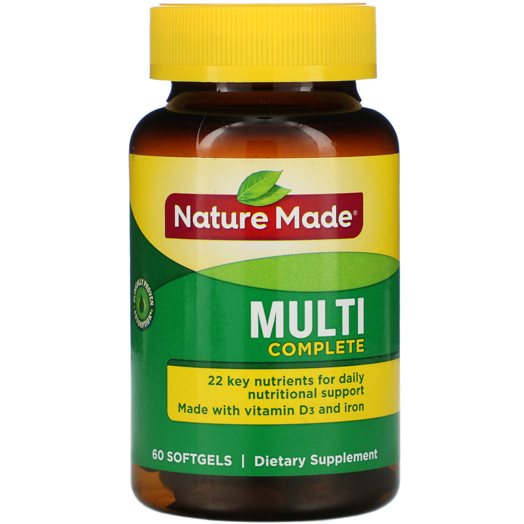 Nature Made, Multi Complete, 60 Softgels