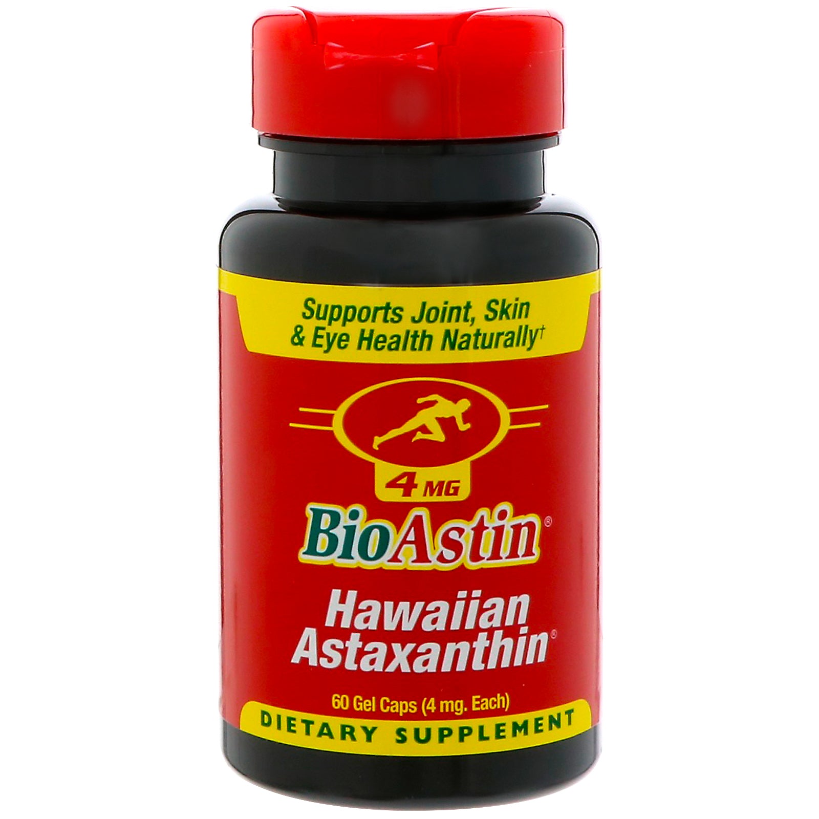 Nutrex Hawaii, BioAstin, Hawaiian Astaxanthin, 4 mg, 60 Gel Caps