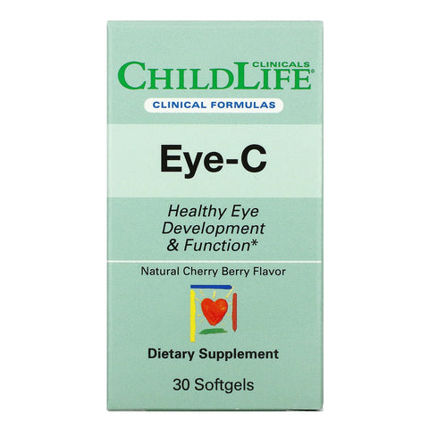 Childlife Clinicals, Eye-C, Natural Cherry Berry , 30 Softgels