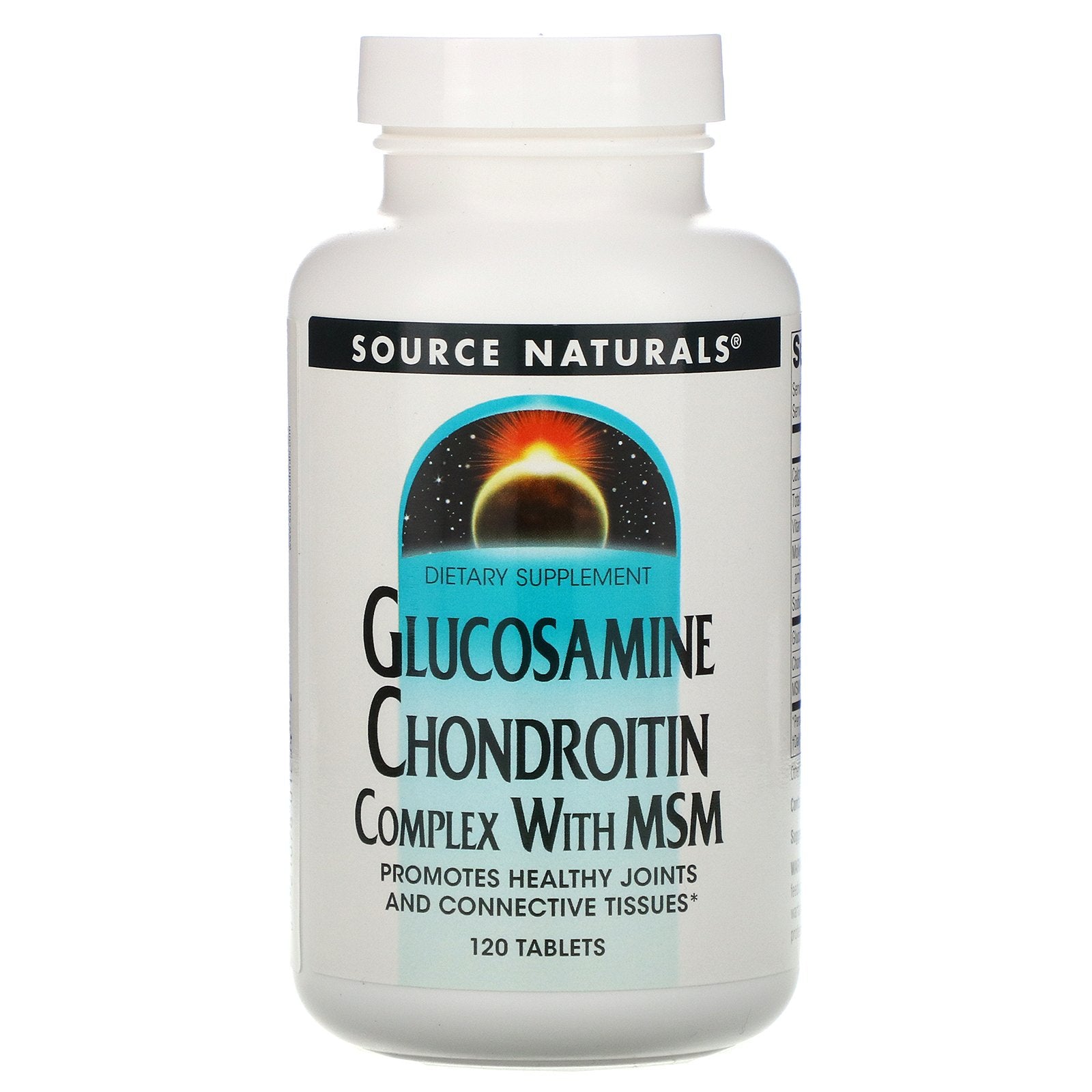 Source Naturals, Glucosamine Chondroitin Complex with MSM, 120 Tablets