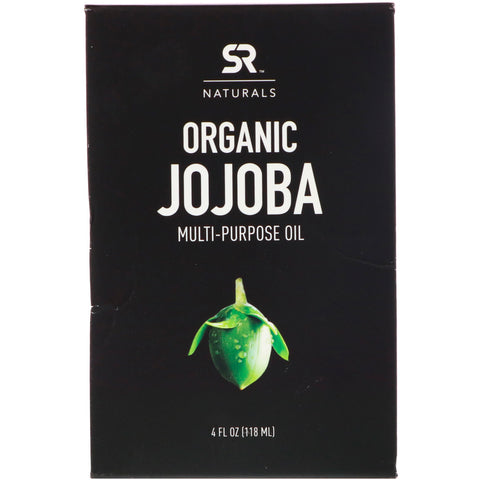 Sports Research, Organic Jojoba Multi-Purpose Oil, 4 fl oz (118 ml)
