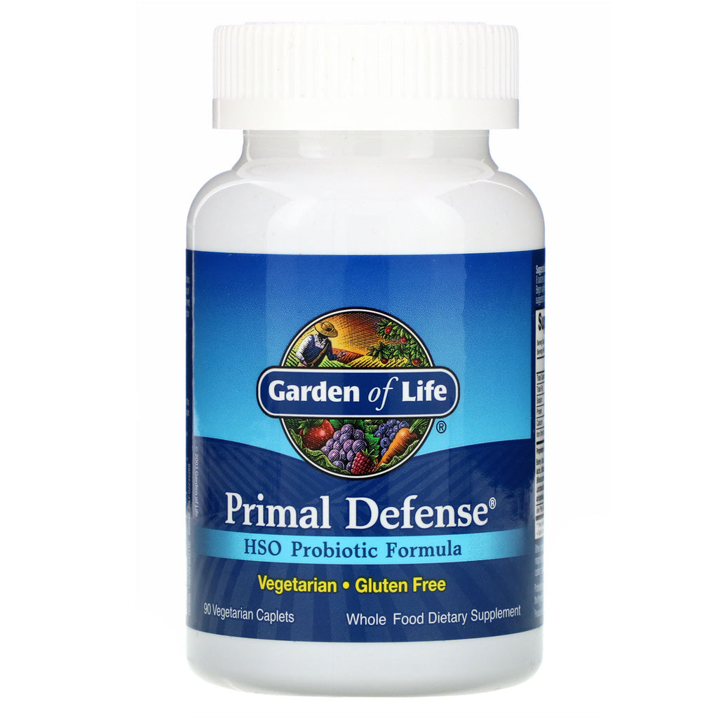 Garden of Life, Primal Defense, HSO Probiotic Formula, 90 Vegetarian Caplets