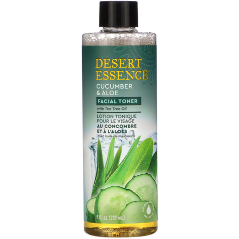Desert Essence, Facial Toner, Cucumber & Aloe, 8 oz (237 ml)