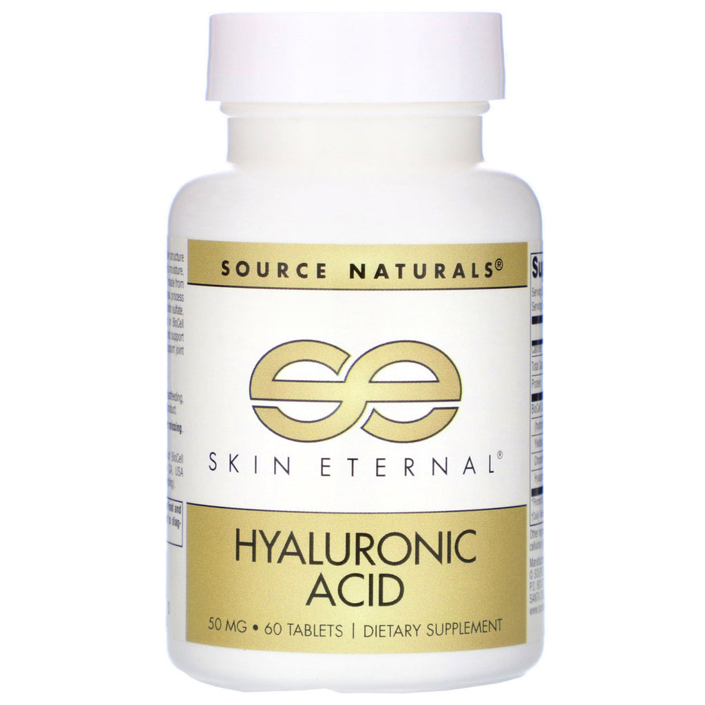Source Naturals, Skin Eternal, Hyaluronic Acid, 50 mg, 60 Tablets