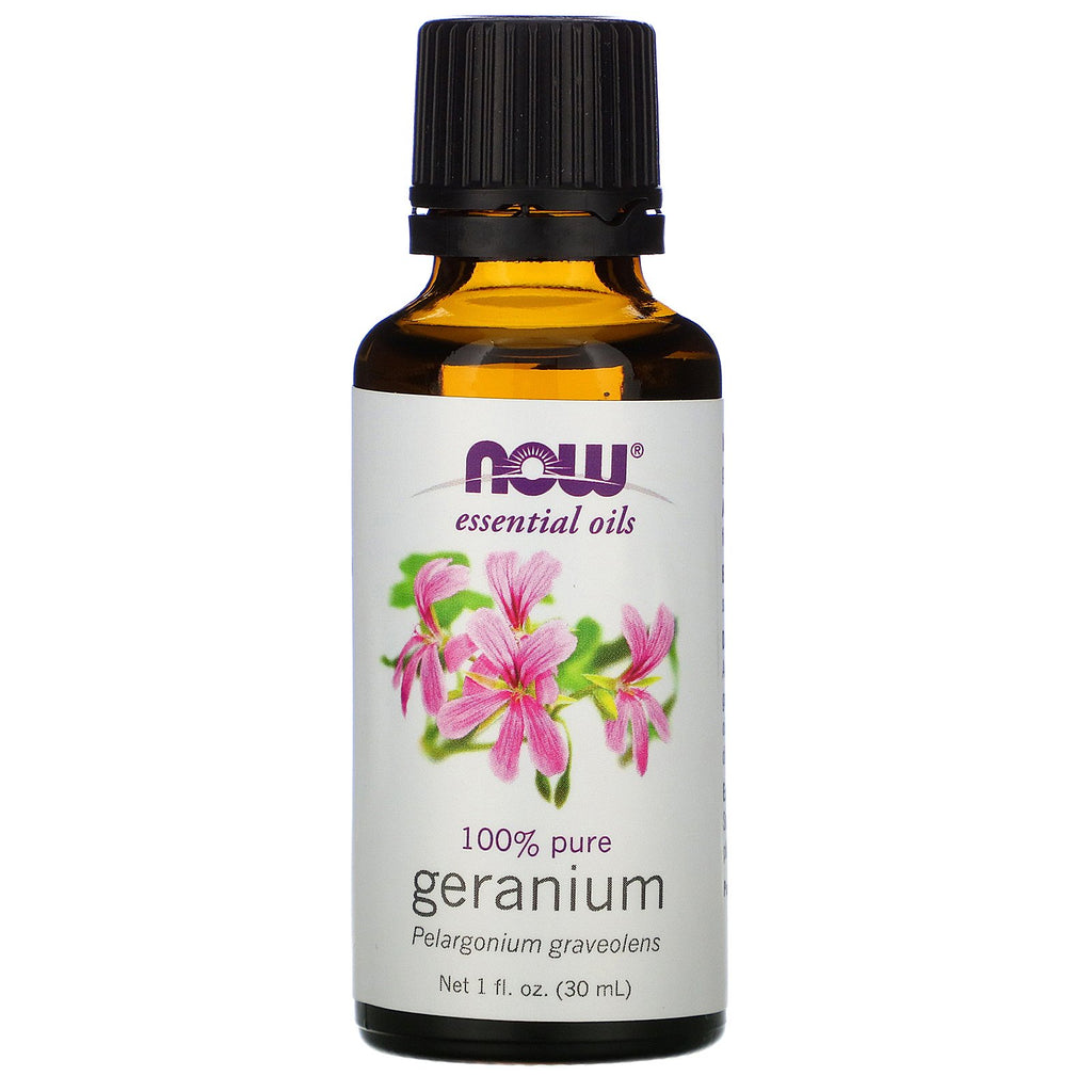 Now Foods, Essential Oils, Geranium, 1 fl oz (30 ml)