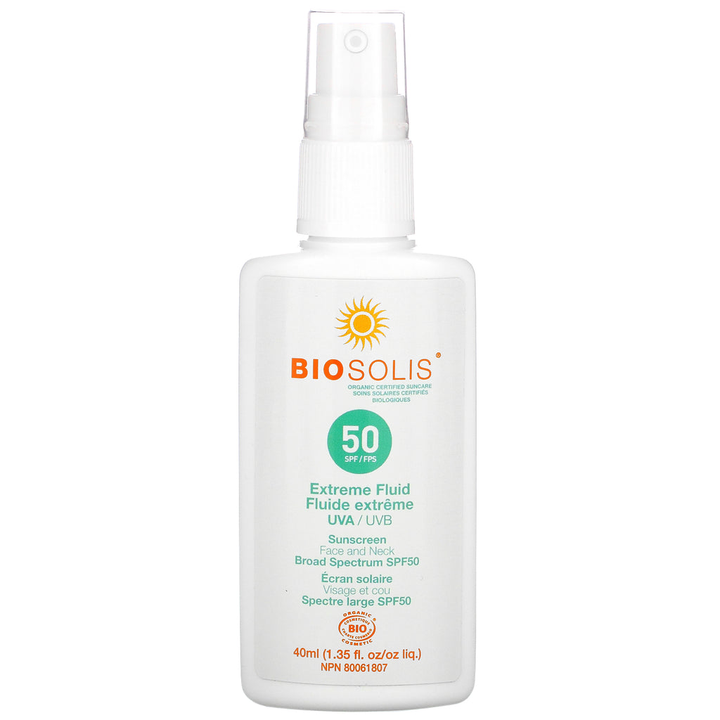 Biosolis, Extreme Fluid, Sunscreen, SPF 50, 1.35 fl. oz (40 ml)
