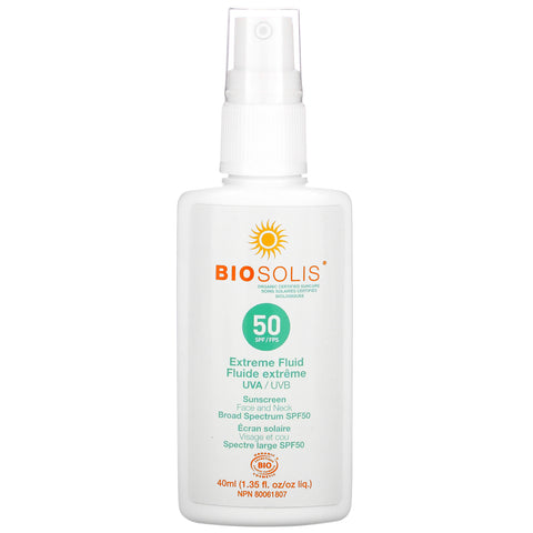 Biosolis, Extreme Fluid, Sunscreen, SPF 50, 1.35 fl. oz (40 ml)