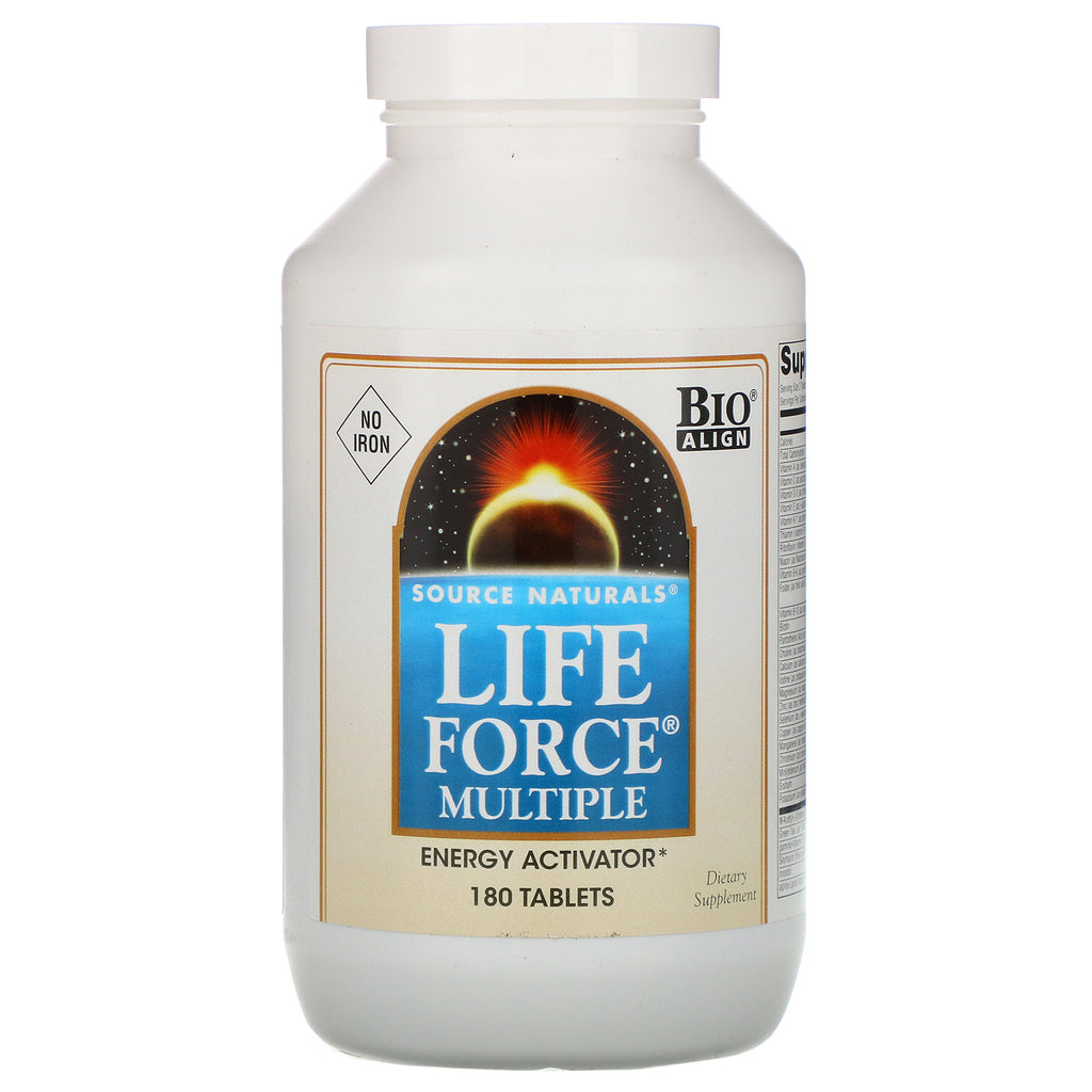 Source Naturals, Life Force Multiple, No Iron, 180 Tablets
