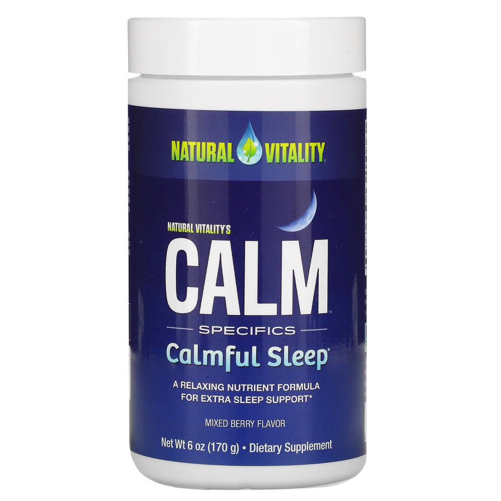 Natural Vitality, CALM Specifics, Calmful Sleep, Mixed Berry Flavor, 6 oz (170 g)