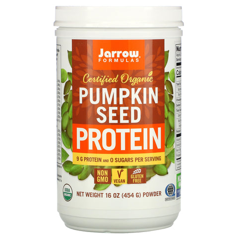 Jarrow Formulas, Certified Organic Pumpkin Seed Protein, 16 oz (454 g)