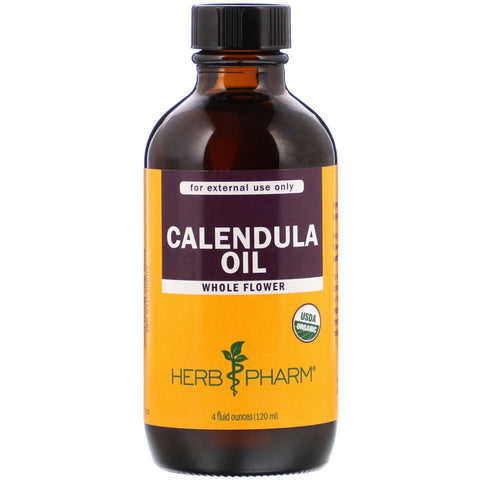 Herb Pharm, Calendula Oil, 4 fl oz (120 ml)
