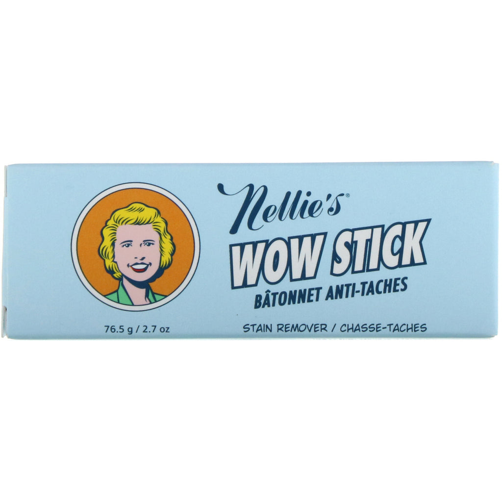 Nellie's, Wow Stick, Stain Remover, 2.7 oz (76.5 g)