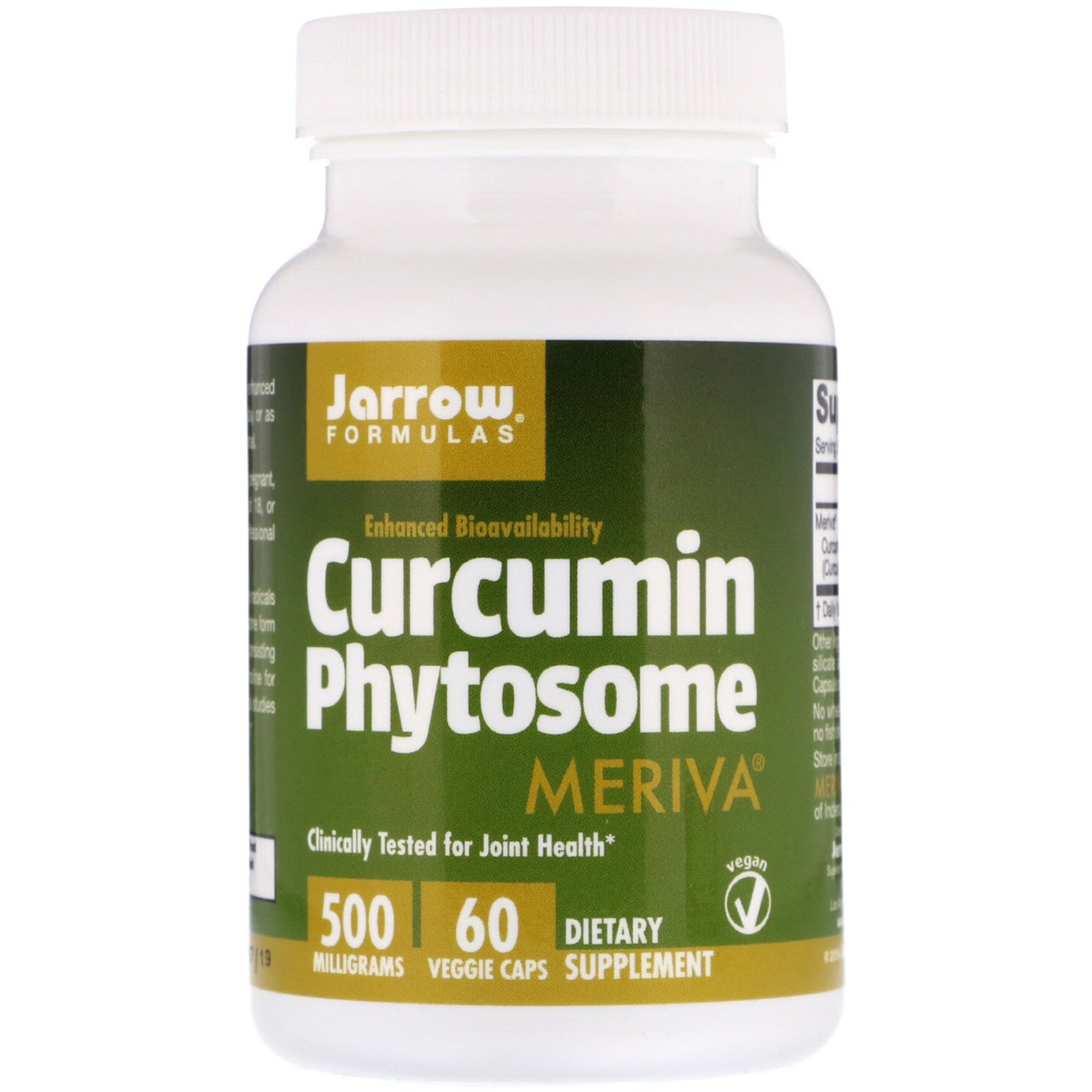 Jarrow Formulas, Curcumin Phytosome with Meriva, 500 mg, 60 Veggie Caps