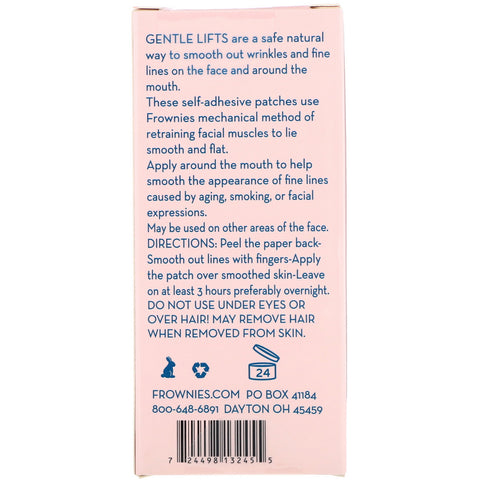 Frownies, Gentle Lifts, Wrinkle Treatment for Lip Lines, 60 Self Adhesive Patches