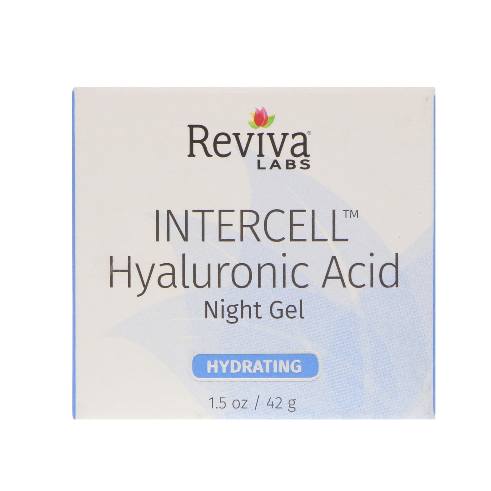 Reviva Labs, InterCell, Hyaluronic Acid Night Gel, Hydrating, 1.5 oz (42 g)