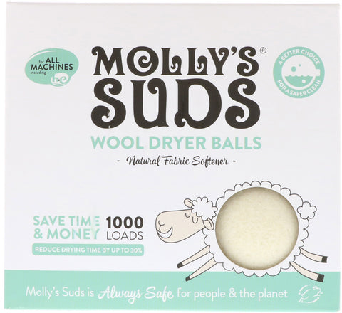 Molly's Suds, Wool Dryer Balls, 3 Balls