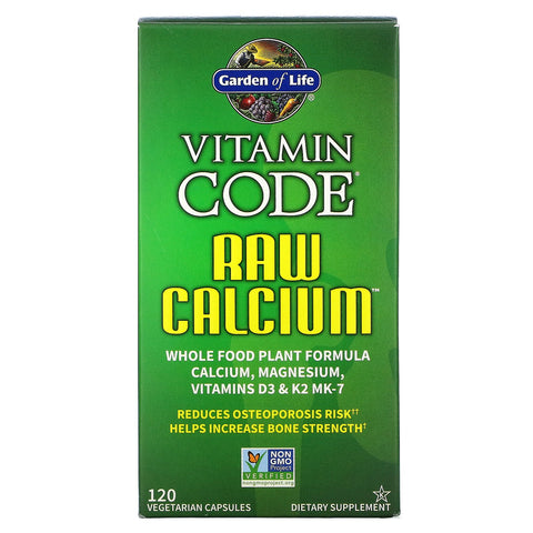 Garden of Life, Vitamin Code, RAW Calcium, 120 Vegetarian Capsules