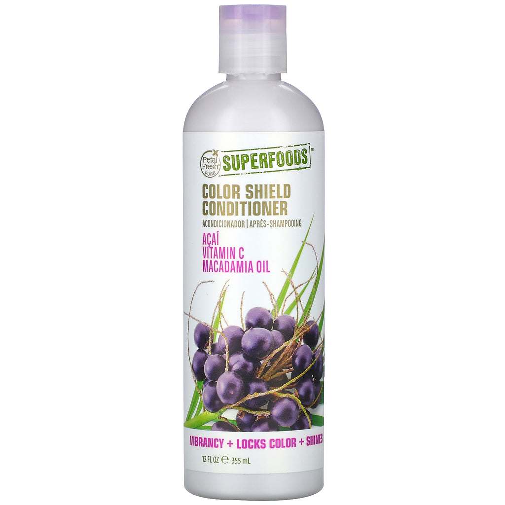 Petal Fresh, SuperFoods, Color Shield Conditioner, Acai, Vitamin C, Macadamia Oil, 12 fl oz (355 ml)