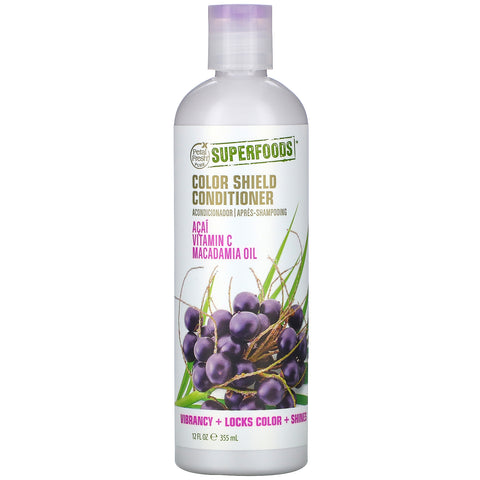 Petal Fresh, SuperFoods, Color Shield Conditioner, Acai, Vitamin C, Macadamia Oil, 12 fl oz (355 ml)