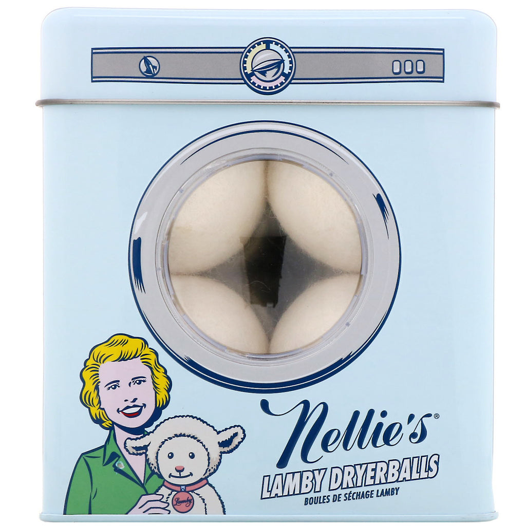 Nellie's, Lamby Dryerballs, 4 Pack