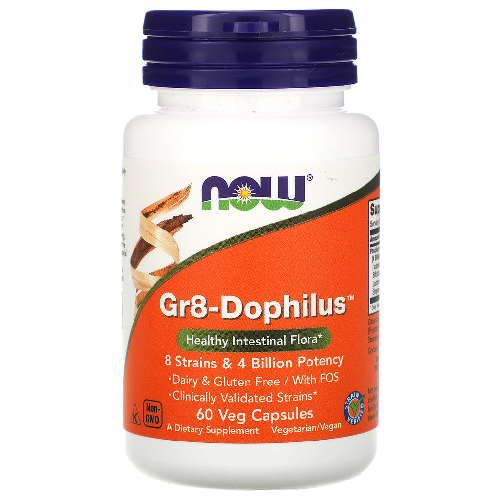 Now Foods, Gr8-Dophilus, 60 Veg Capsules