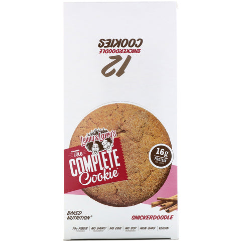 Lenny & Larry's, The COMPLETE Cookie, Snickerdoodle, 12 Cookies, 4 oz (113 g) Each