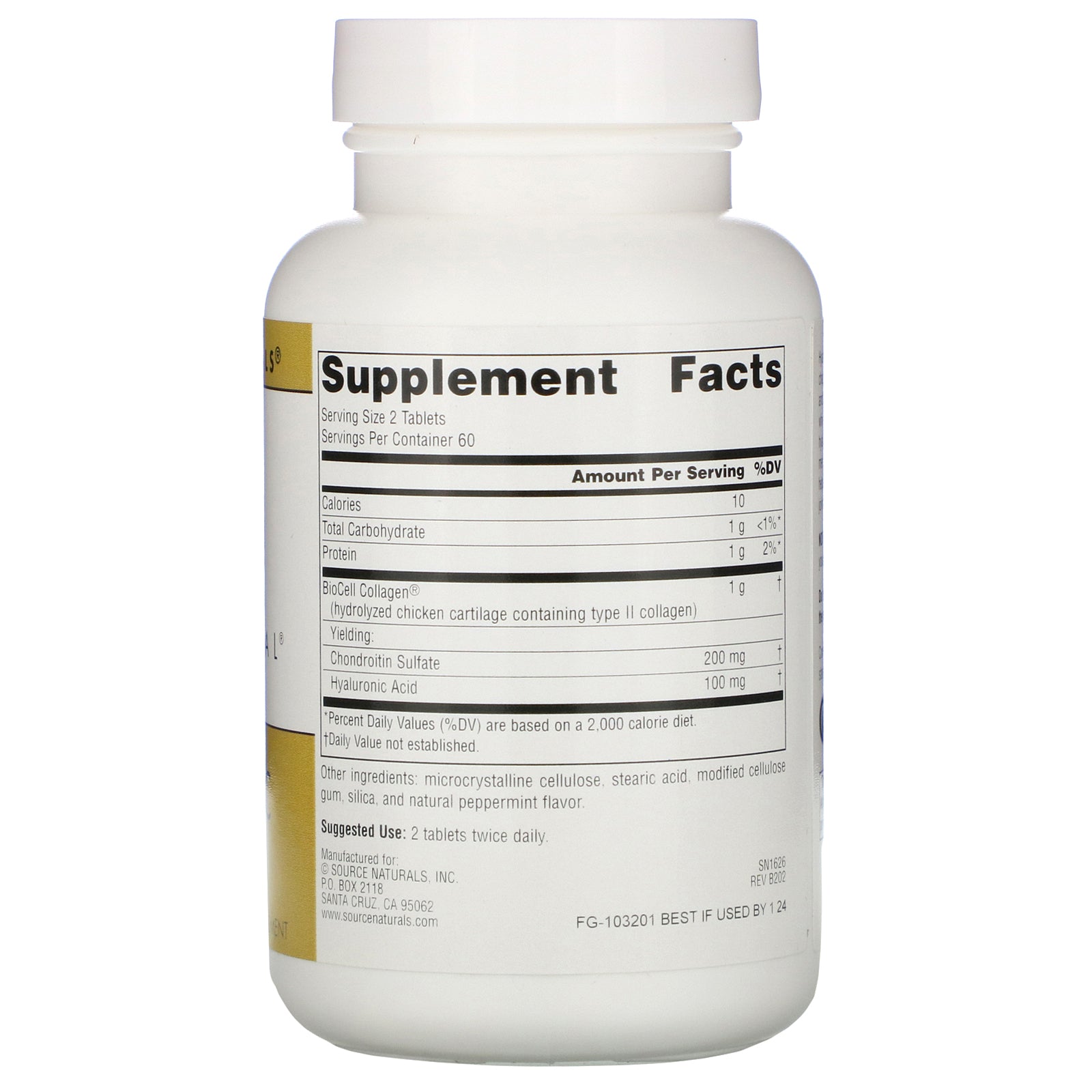 Source Naturals, Skin Eternal, Hyaluronic Acid, 50 mg, 120 Tablets