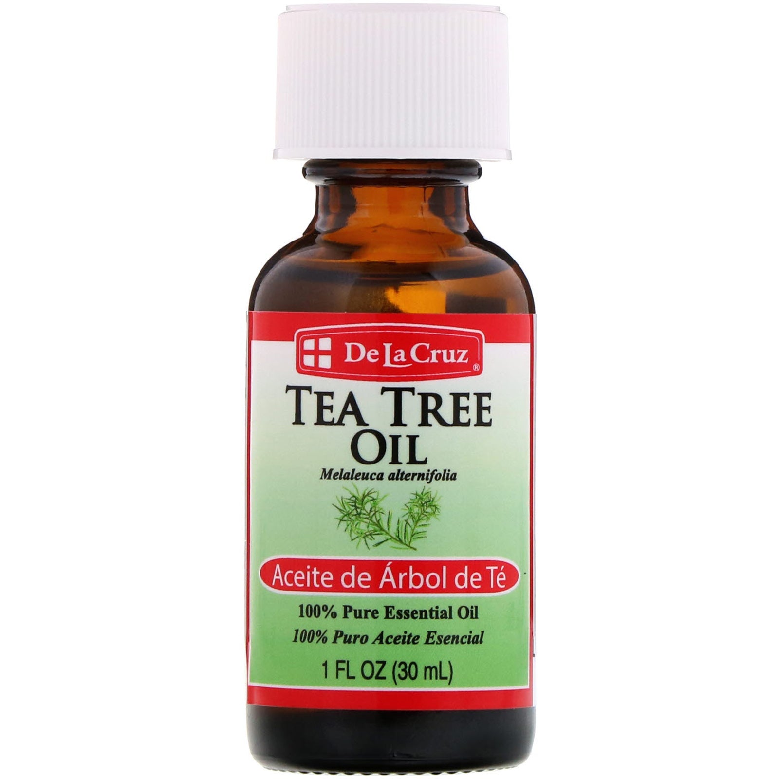 De La Cruz, Tea Tree Oil, 100% Pure Essential Oil, 1 fl oz (30 ml)
