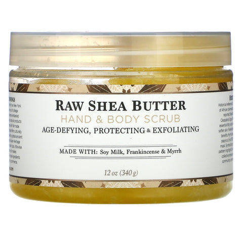 Nubian Heritage, Raw Shea Butter, Hand & Body Scrub, 12 oz (340 g)