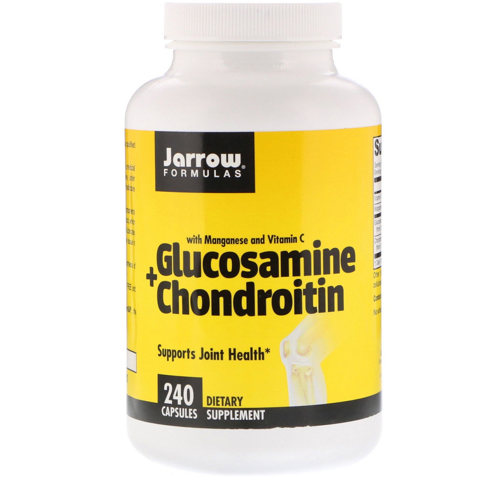 Jarrow Formulas, Glucosamine + Chondroitin, 240 Capsules