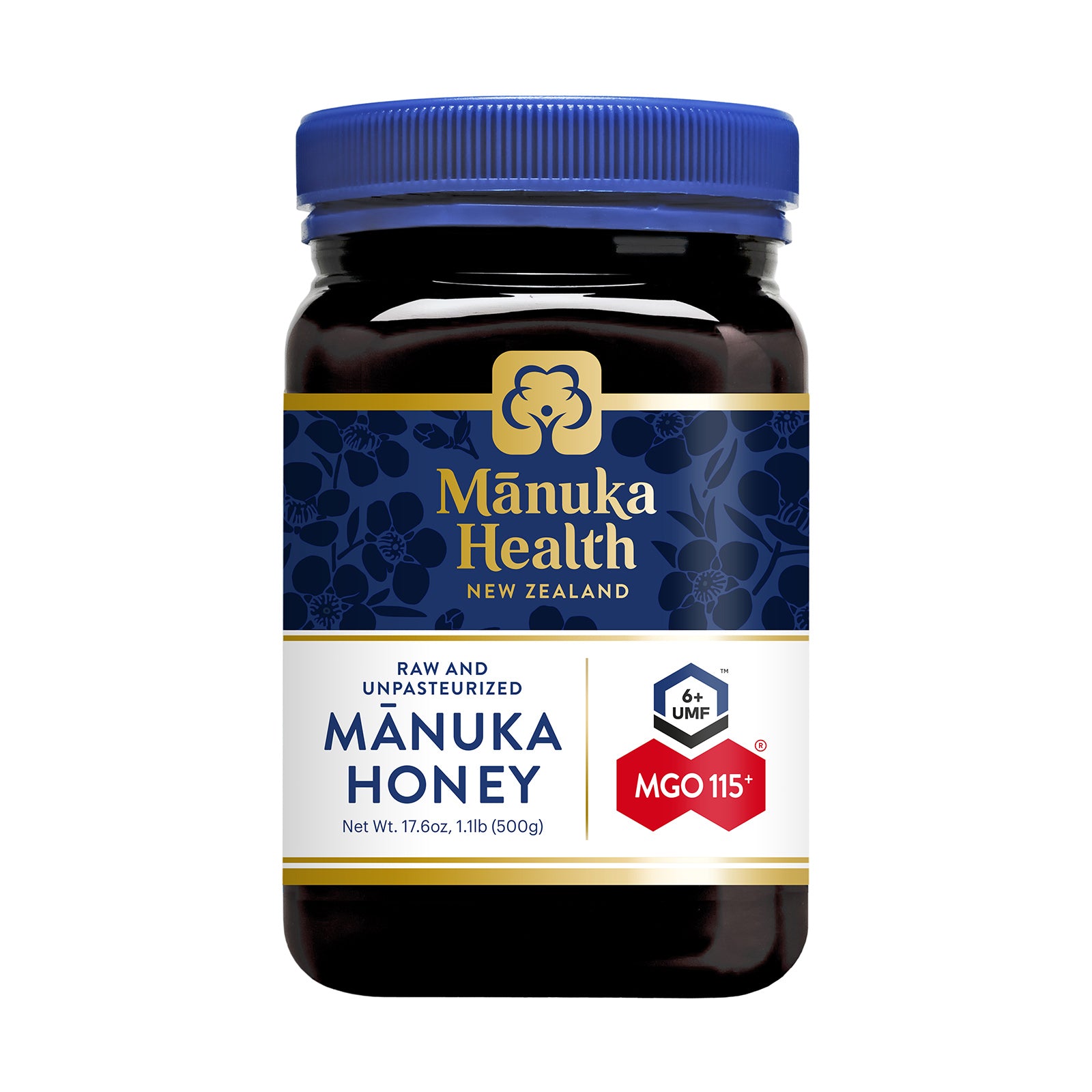 Manuka Health, Manuka Honey, MGO 115+, 1.1 lb (500 g)