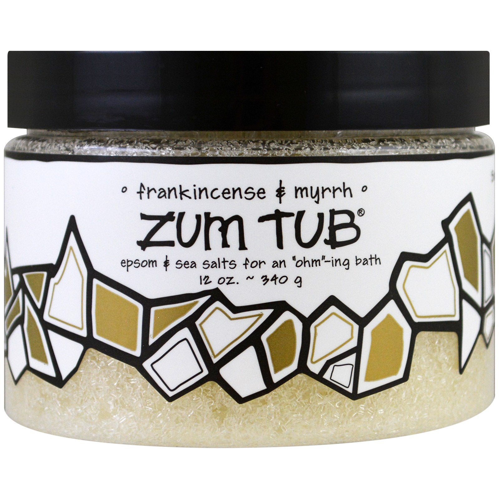 Indigo Wild, Zum Tub, Epsom & Sea Salts, Frankincense & Myrrh, 12 oz (340 g)