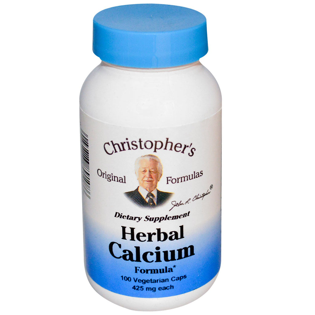 Christopher's Original Formulas, Herbal Calcium Formula, 425 mg, 100 Vegetarian Caps