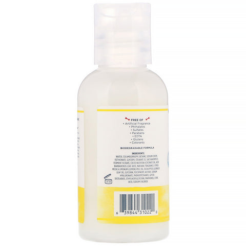 Kirk's, Odor Neutralizing Hand Wash, Lemon & Eucalyptus,  2 fl oz (60 ml)