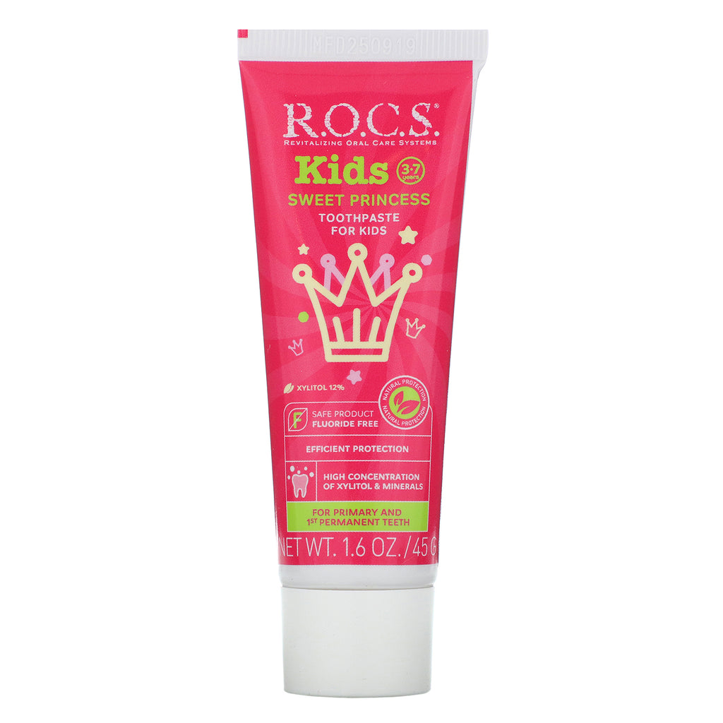 R.O.C.S., Kids, Sweet Princess Toothpaste, 3-7 Years,  1.6 oz (45 g)