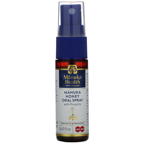 Manuka Health, Manuka Honey Oral Spray with Propolis, 0.67 fl oz