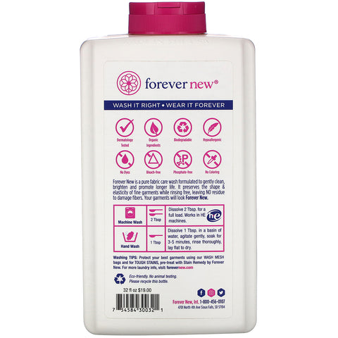 Forever New, Fabric Care Wash, Liquid, Original, 32 fl oz (496 ml)