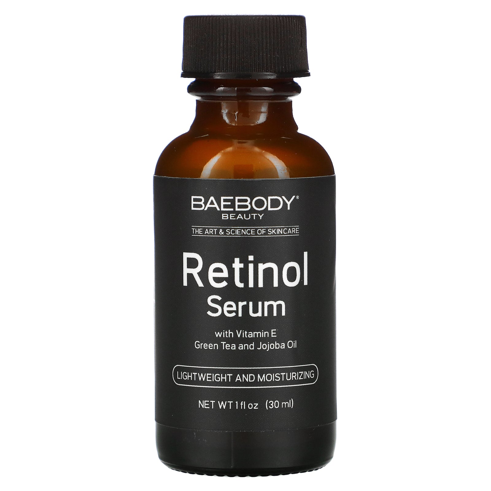 Baebody, Retinol Serum with Vitamin E, Green Tea and Jojoba Oil,  1 fl oz (30 ml)