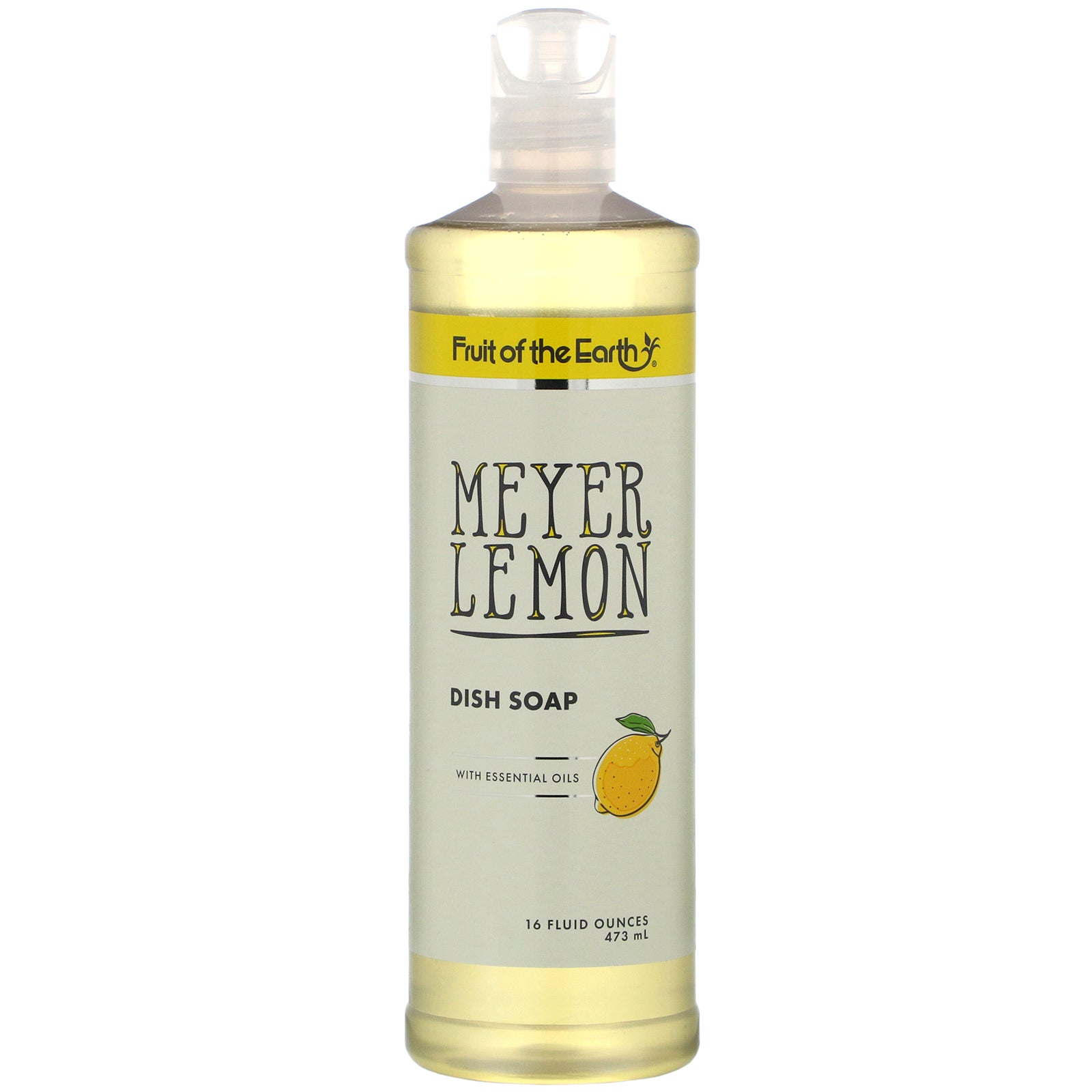 Fruit of the Earth, Meyer Lemon Dish Soap , 16 fl oz (473 ml)
