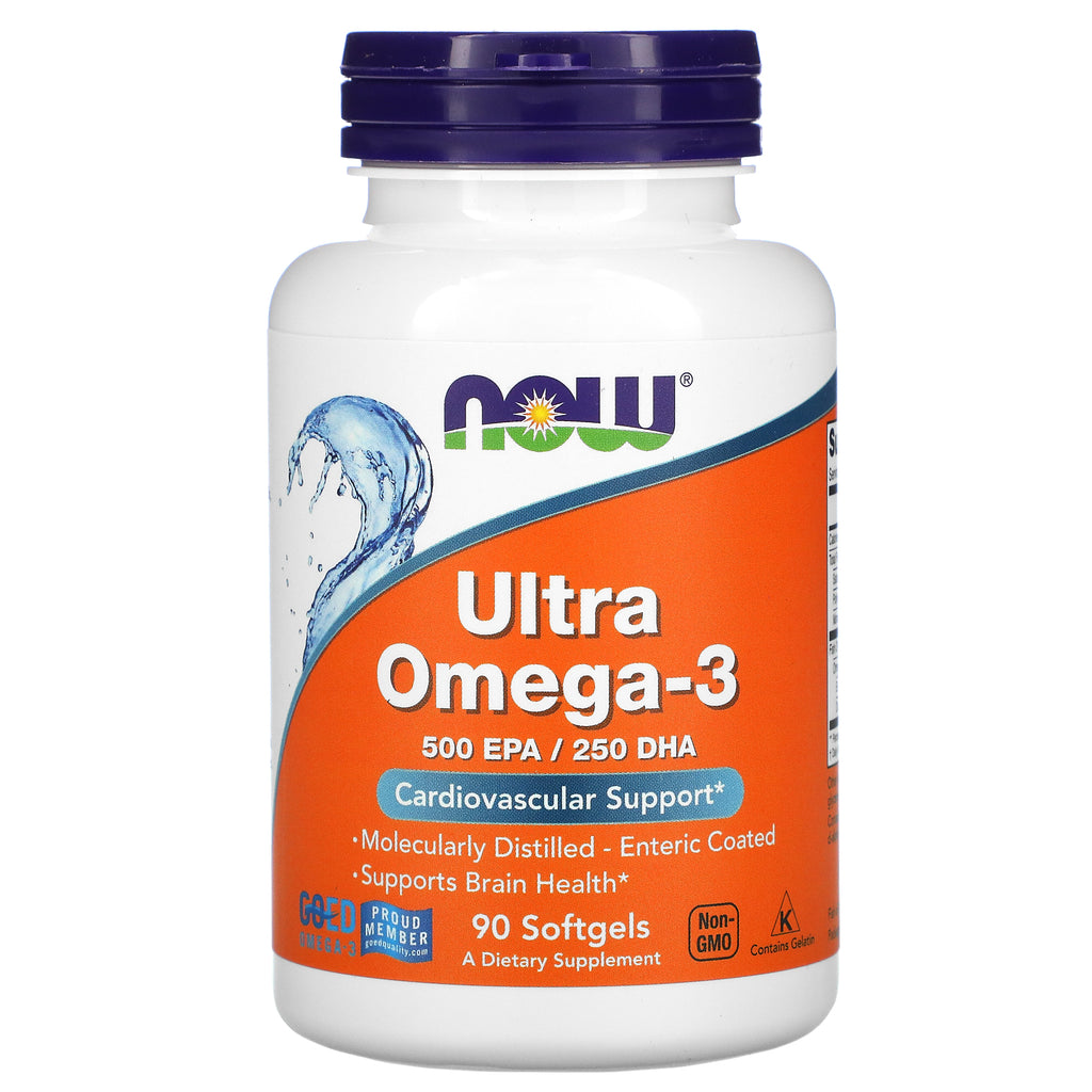 Now Foods, Ultra Omega-3, 90 Softgels