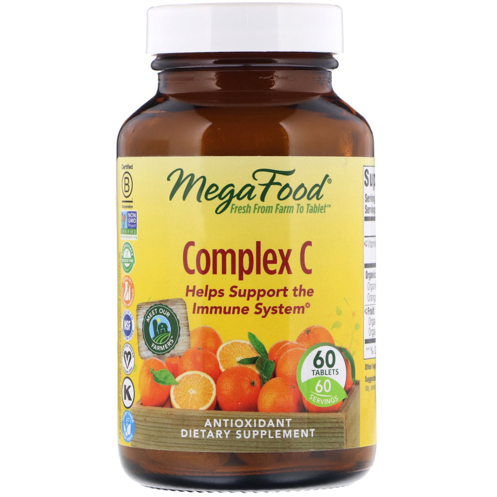 MegaFood, Complex C, 60 Tablets