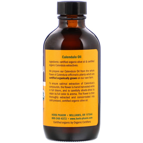 Herb Pharm, Calendula Oil, 4 fl oz (120 ml)