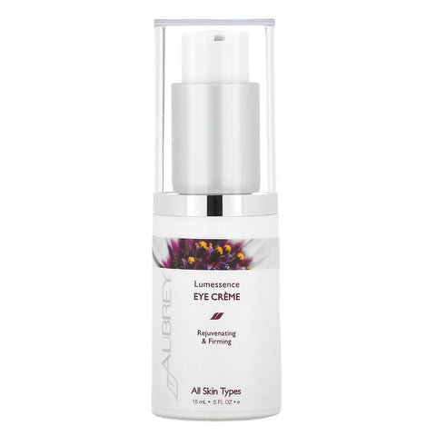 Aubrey Organics, Lumessence Eye Cream, All Skin Types, .5 fl oz (15 ml)