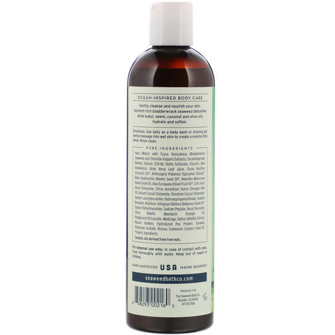 The Seaweed Bath Co., Hydrating Cleansing Body Wash, Citrus Vanilla, 12 fl oz (354 ml)