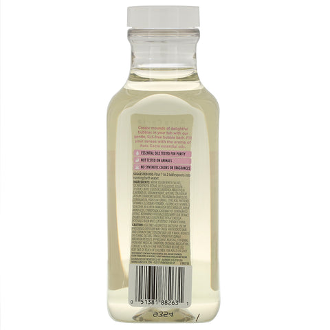 Aura Cacia, Aromatherapy Bubble Bath, Comforting Geranium, 13 fl oz (384 ml)
